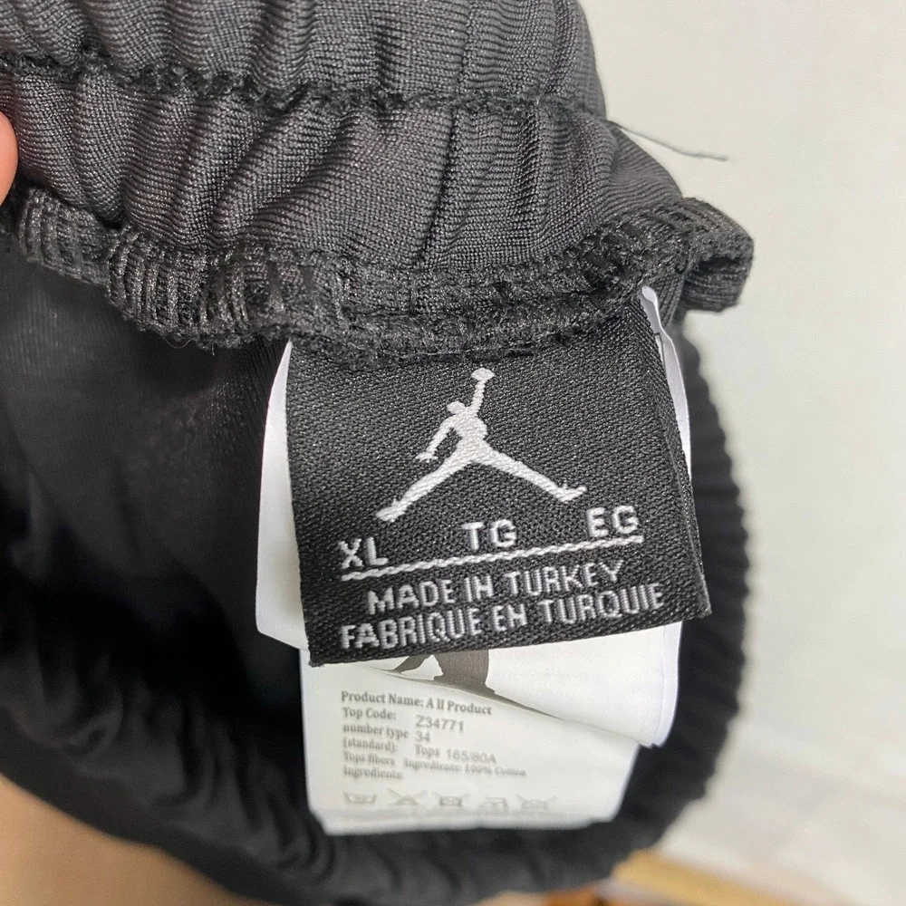 Jordan 23 Jumpman Graphic Basketball Shorts Mens XL Black  Green Zipper Pocket